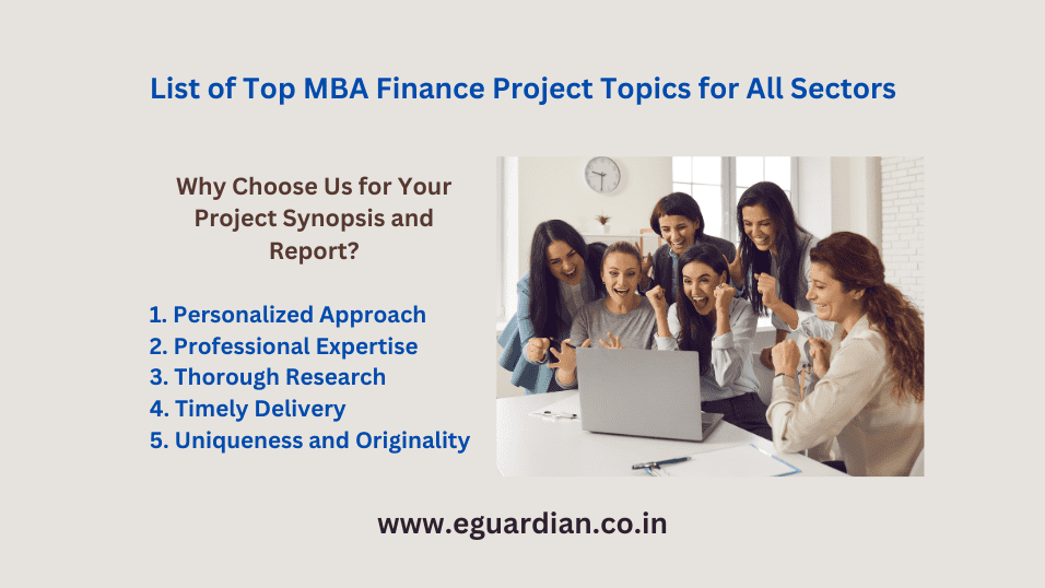 research project for mba finance