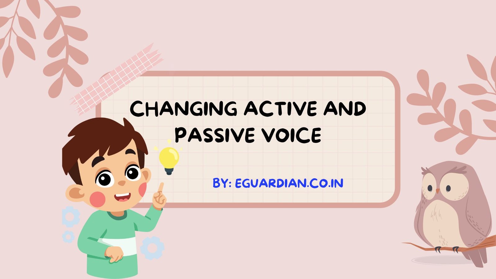 Changing active and passive voice quiz  Active and passive voice quiz