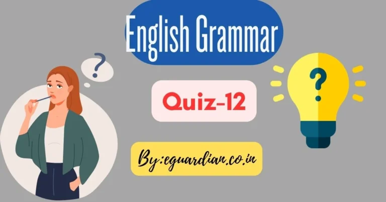 English Grammar Quiz-12