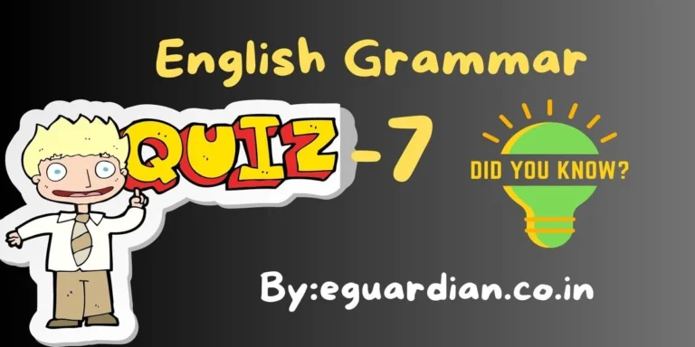 English Grammar Quiz-7