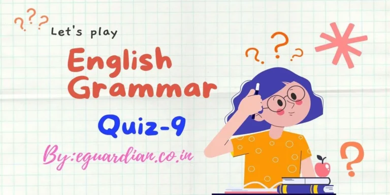 English Grammar Quiz-9