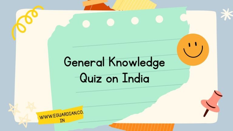 General Knowledge Quiz on India | GK Questions related to India
