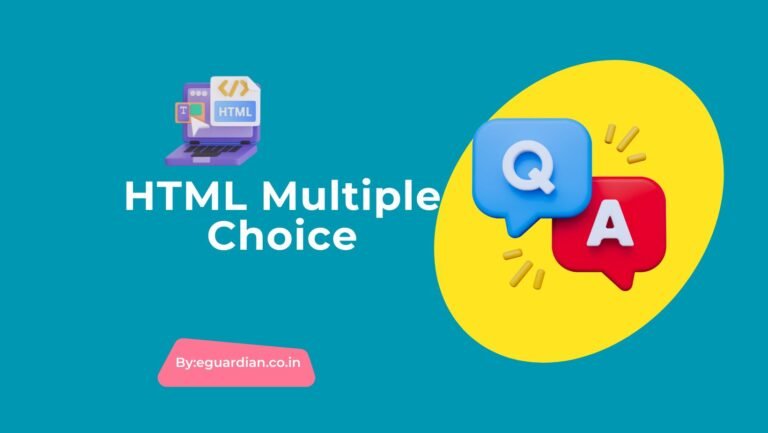 HTML Multiple Choice Questions and Answers pdf