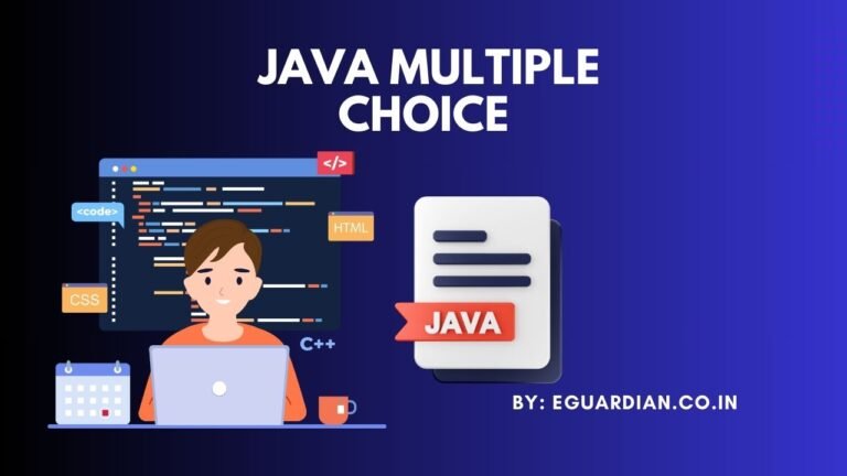 Java MCQ Questions and Answers pdf | Java Multiple Choice Questions