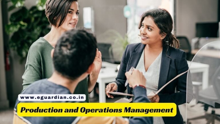 Production and Operations Management pdf for MBA MCQs 2024
