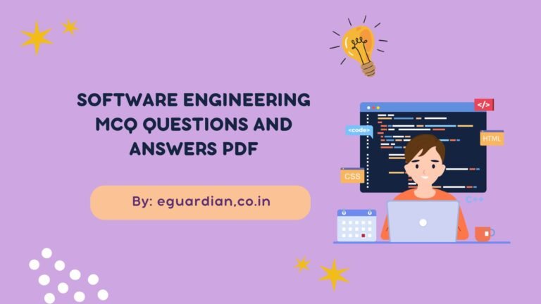 Software Engineering MCQ Questions and Answers pdf