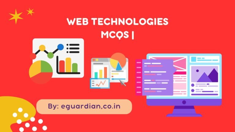 Web Technologies MCQ | Web technology mcq questions and answers pdf