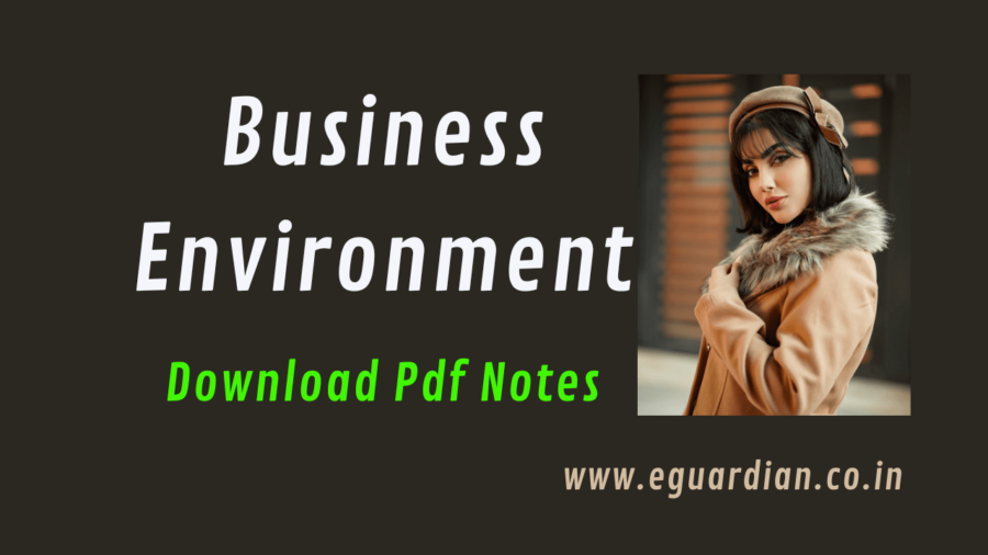 MCQ on Business Environment with Answers – Sample Pdf Notes